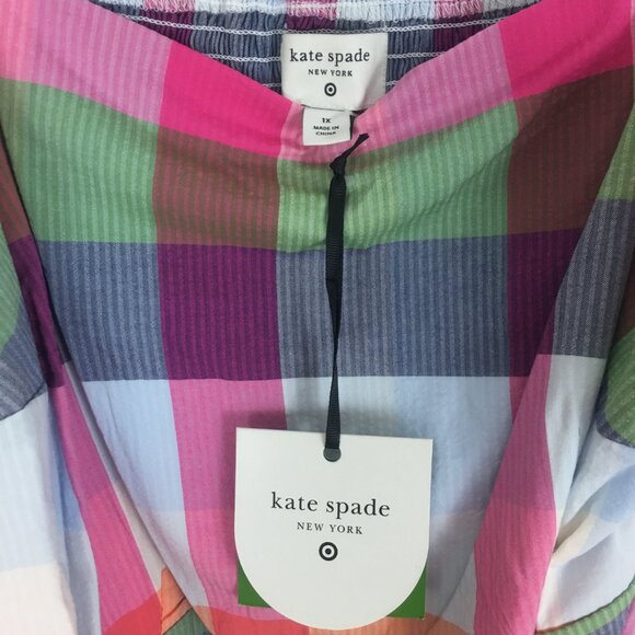 Kate Spade Plaid Midi Dress - Picture 9 of 10
